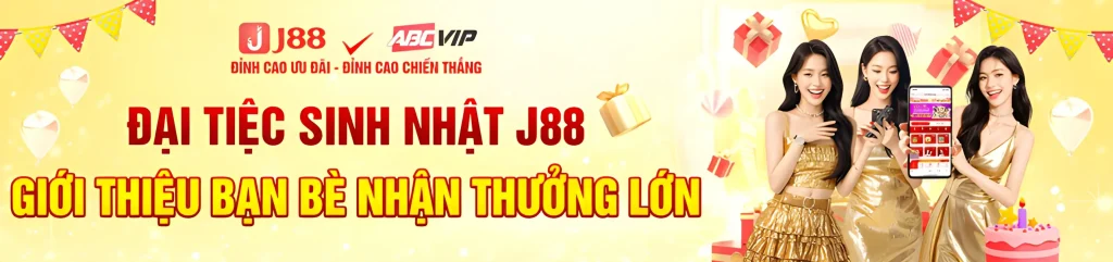 Đại tiệc sinh nhật j88cc tặng 8888k